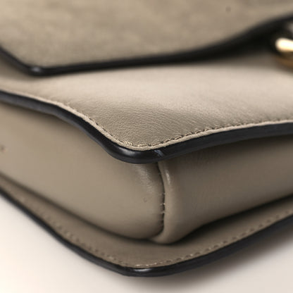 Chloe Suede Calfskin Small Faye Shoulder Bag Motty Grey 8 of 11