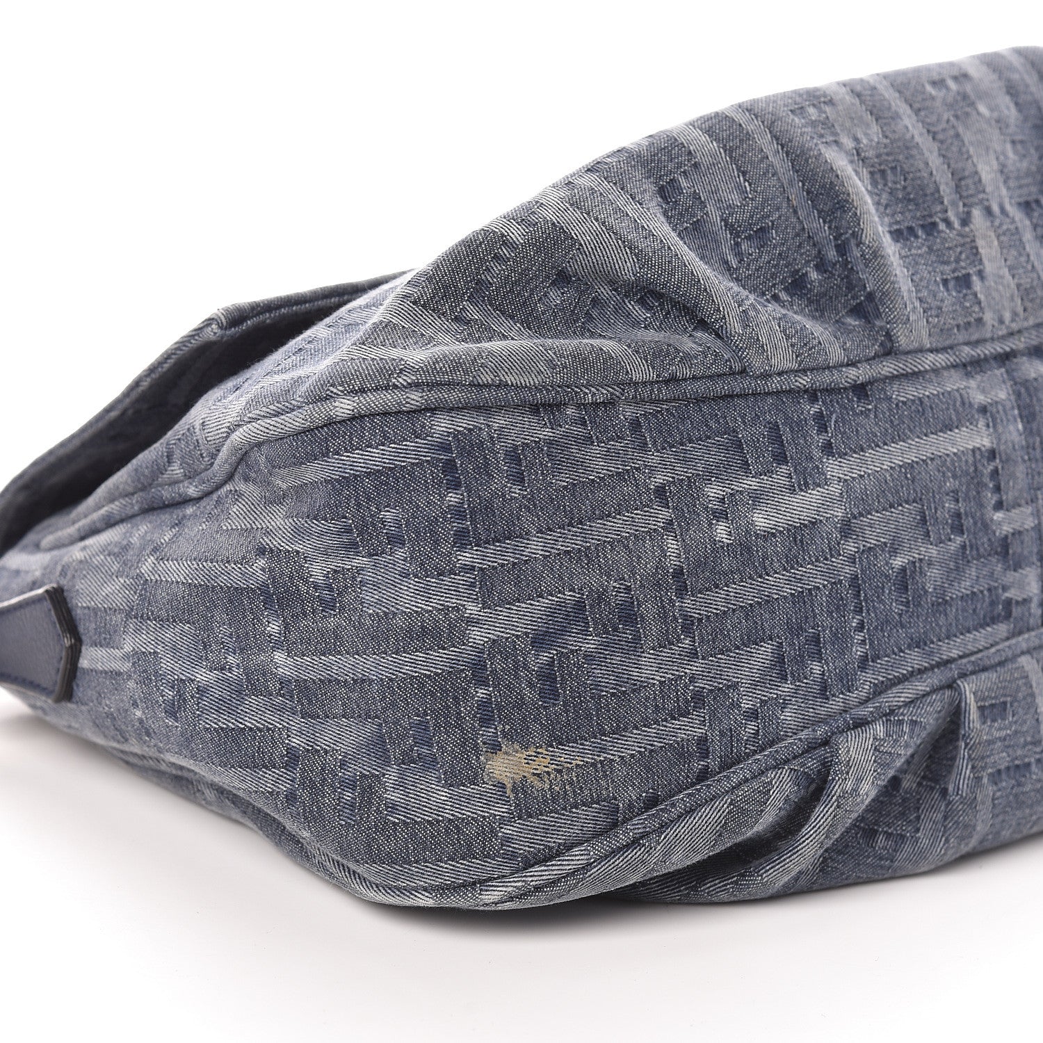 Fendi Denim Zucca Mia Shoulder Flap Blue 8 of 11
