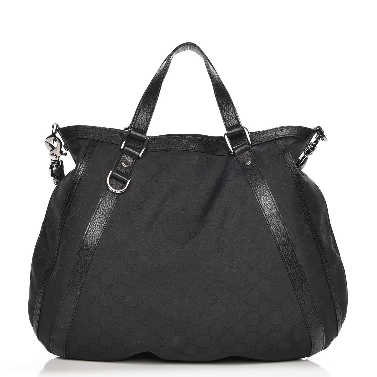 Monogram Medium Abbey Convertible Tote Black