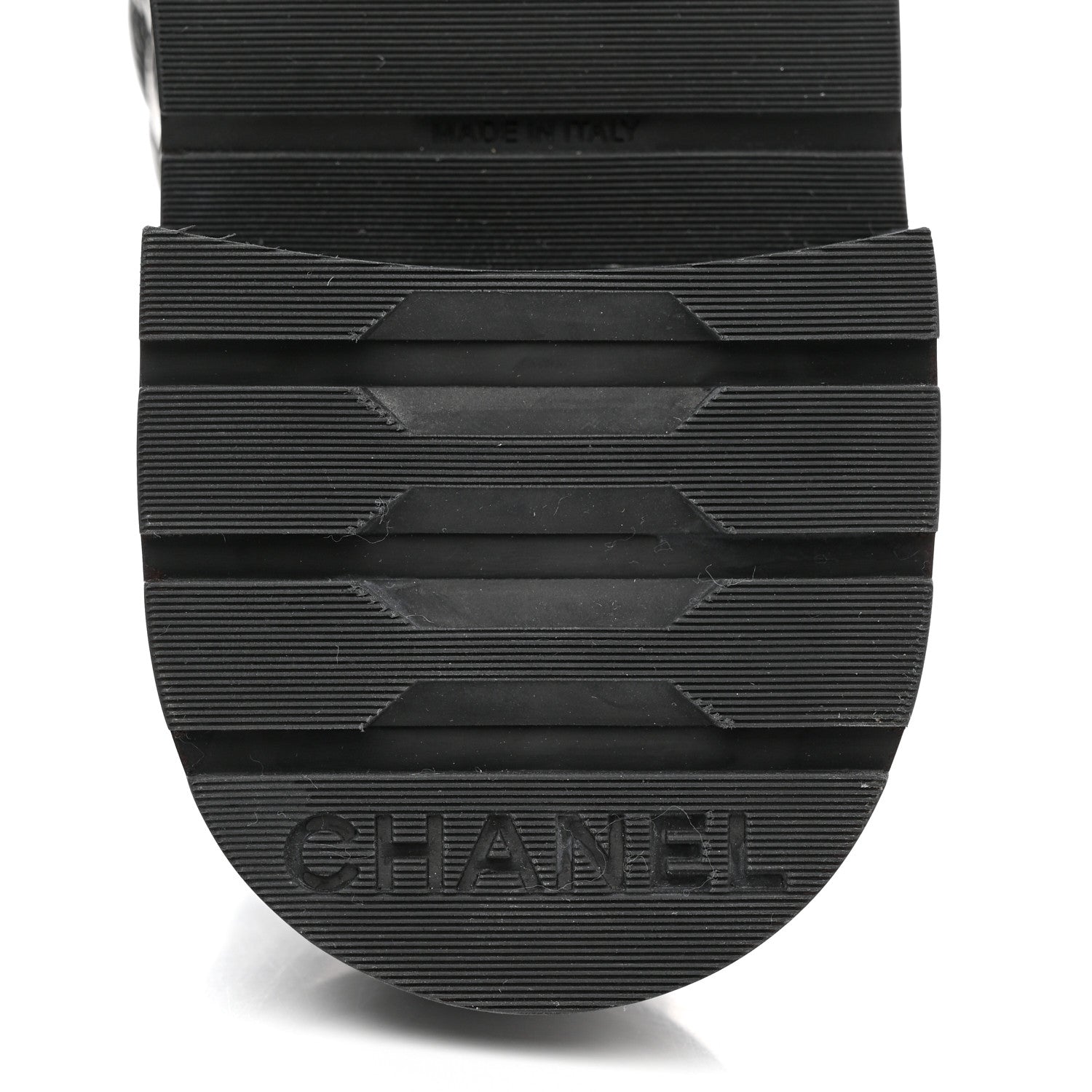 Chanel Shiny Goatskin Calfskin Quilted Lace Up Combat Boots 39 Black 8 of 9
