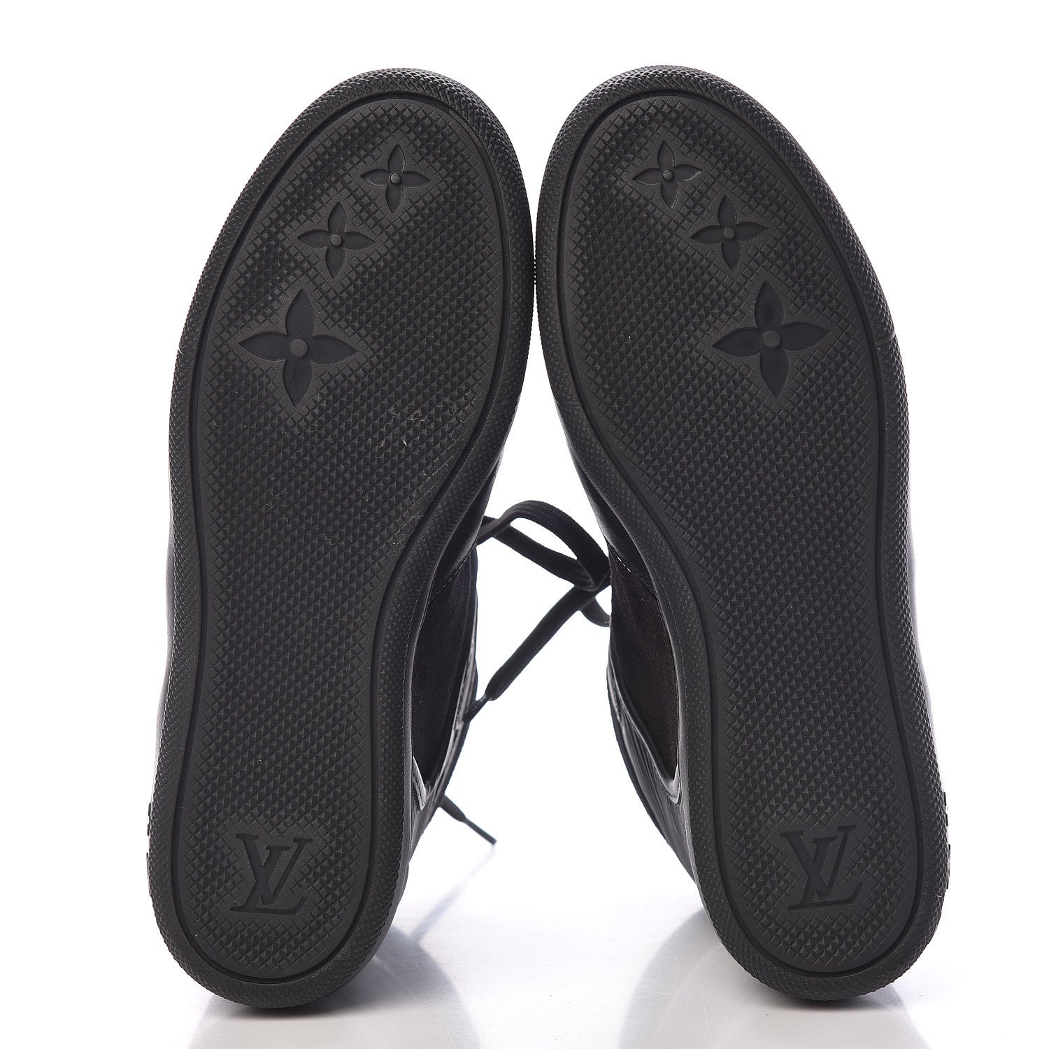 Louis Vuitton Epi Suede Postmark Wedge Sneakers 36.5 Black 5 of 8