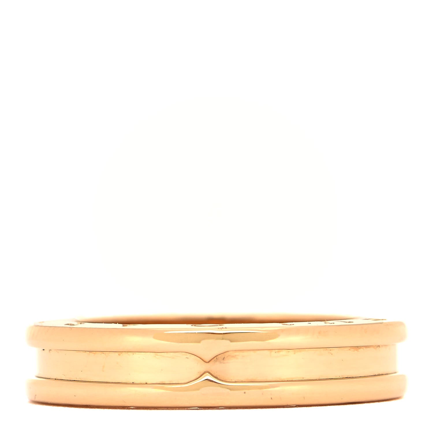 Bulgari 18K Yellow Gold B.Zero1 One-Band Ring 54 6.75 1 of 7