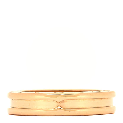 Bulgari 18K Yellow Gold B.Zero1 One-Band Ring 54 6.75 1 of 7
