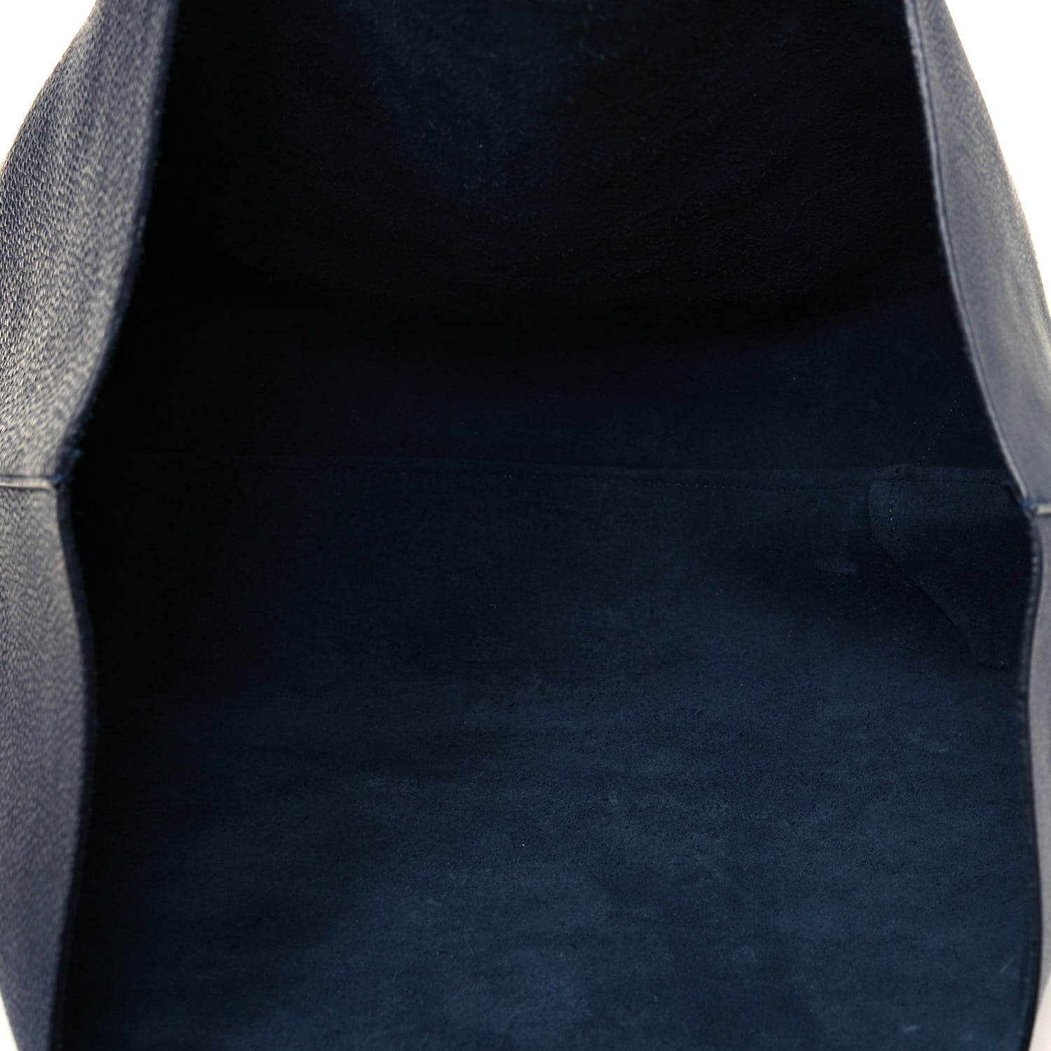 Mansur Gavriel Tumbled Calfskin Large Shopping Tote Navy 5 of 9