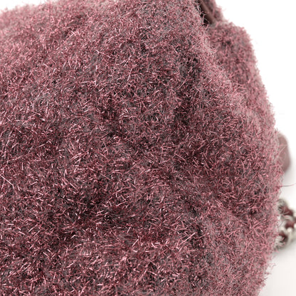 Chanel Lurex Knit Medium Pluto Glitter Flap Pink 14 of 14