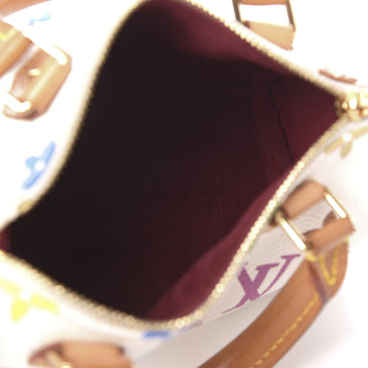 Louis Vuitton Monogram Multicolor Mini Sac HL Speedy White 5 of 13