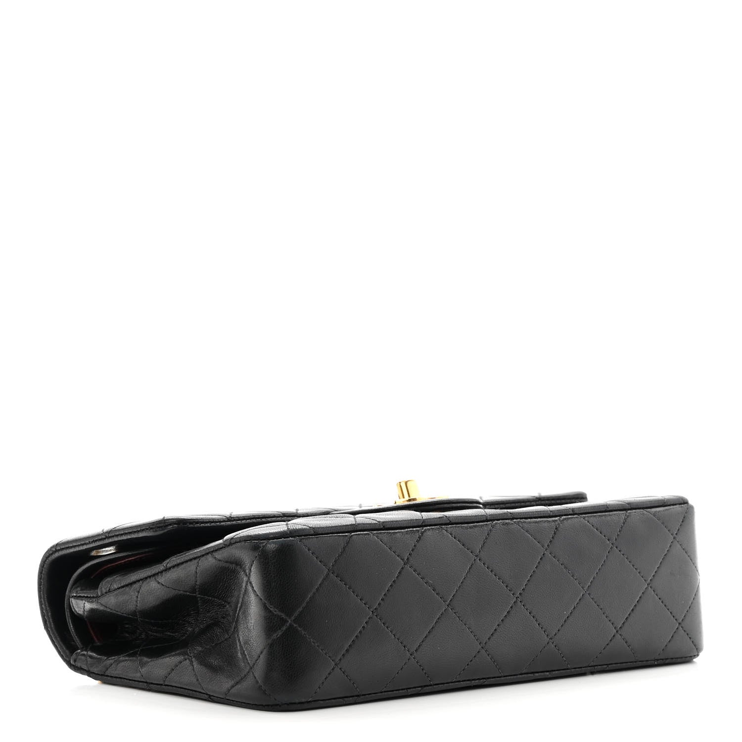 Chanel Lambskin Quilted Small Double Flap Black 4 of 16
