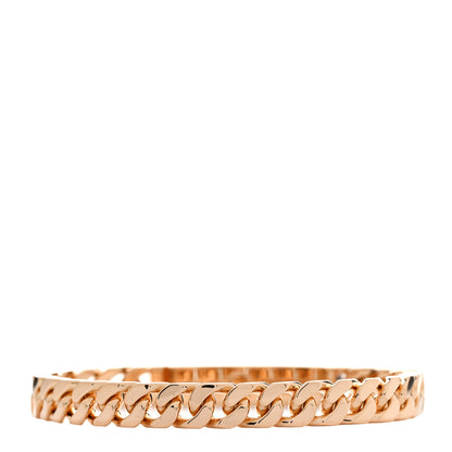 Hermes 18K Rose Gold Diamond PM Kelly Gourmette Bracelet SH 2 of 4