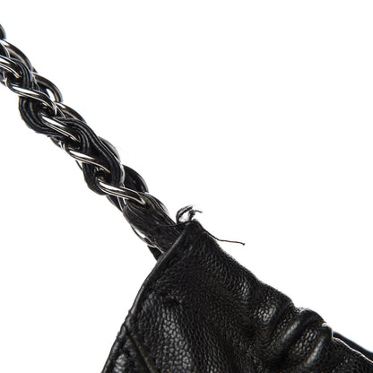Chanel Distressed Caviar XL Coco Cabas Black 8 of 11