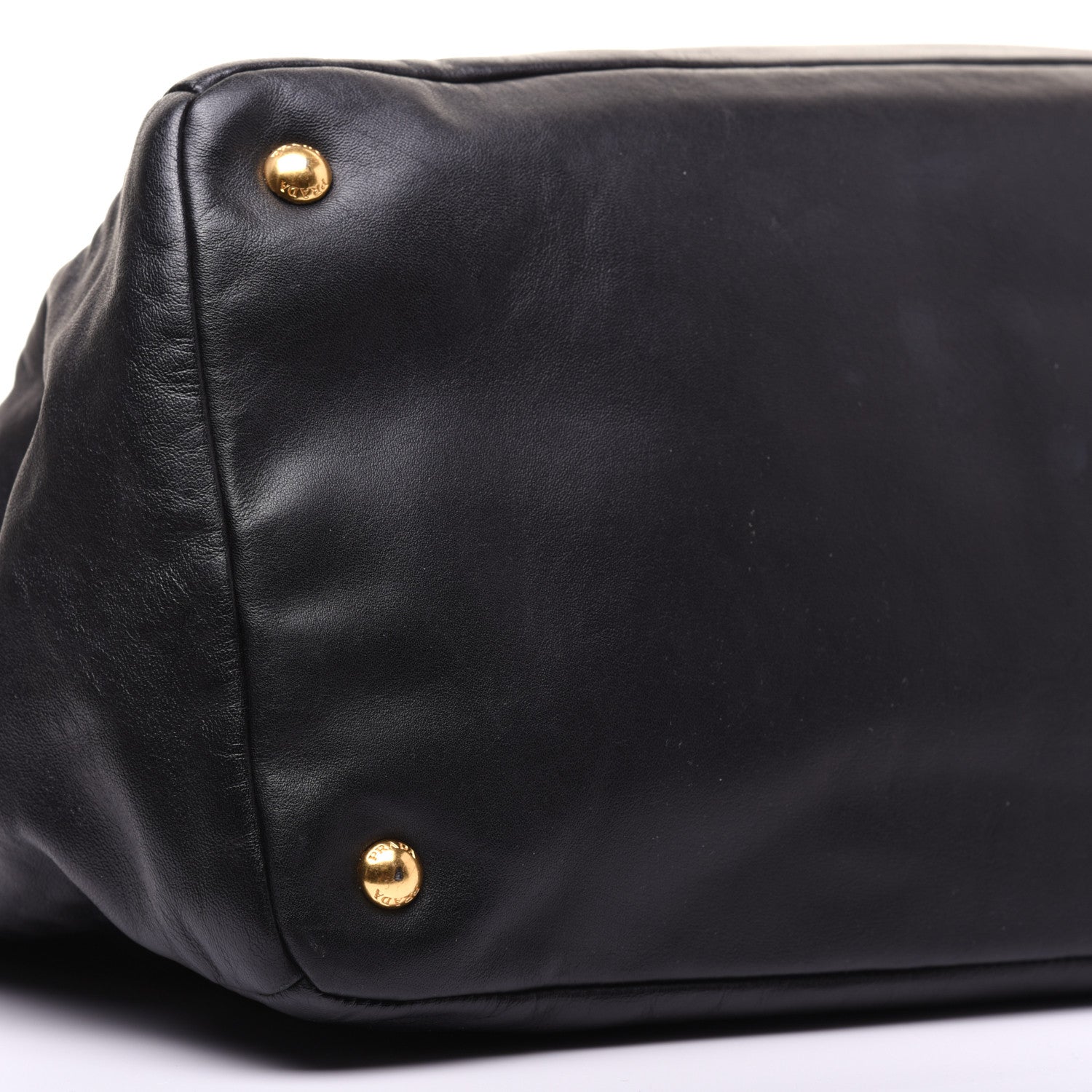 Prada Soft Calf Tote Black 6 of 18