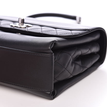 Chanel Calfskin Mini Tramezzo Flap Black 9 of 12