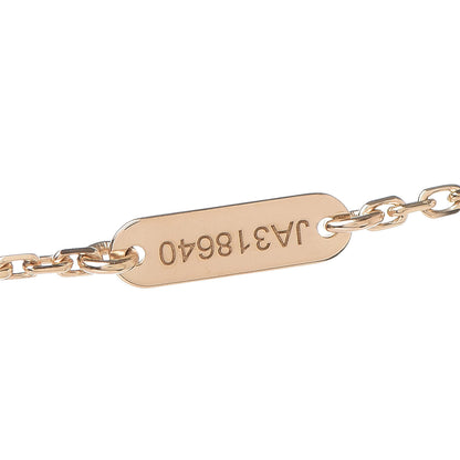 Van Cleef & Arpels 18K Yellow Gold Mother of Pearl Vintage Alhambra Pendant Necklace 5 of 9