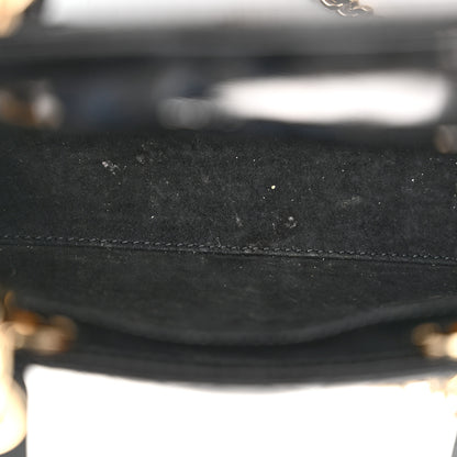 Christian Dior Patent Cannage Mini Lady Dior Black 5 of 9