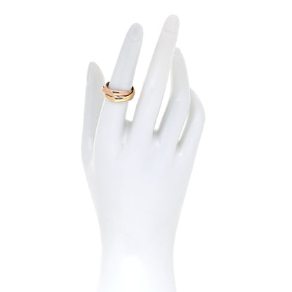 Cartier 18K Pink Yellow White Gold Classic Les Must De Cartier Trinity Ring 53 6.25 4 of 10