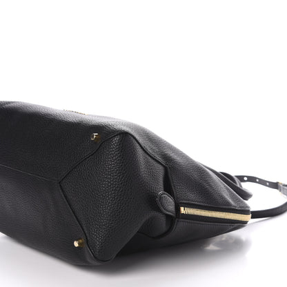 Burberry London Grainy Calfskin Medium Greenwood Bowling Bag Black 10 of 10