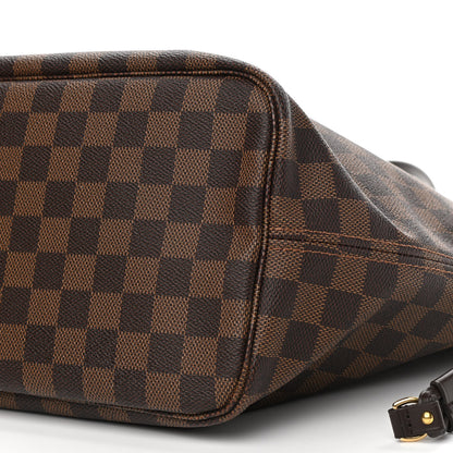 Louis Vuitton Damier Ebene Neo Neverfull MM Rose Ballerine 11 of 13