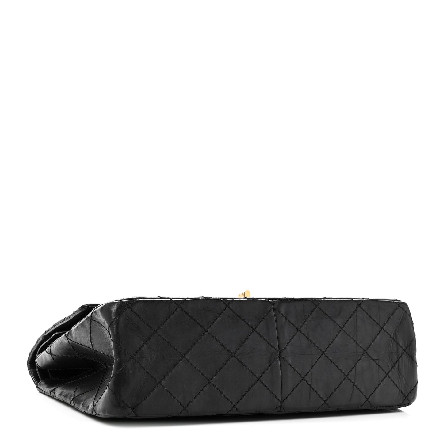 Aged Calfskin Quilted 2.55 Reissue 226 Flap Black