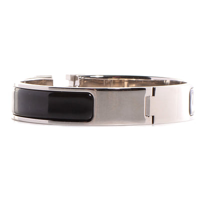Hermes Enamel Narrow Clic Clac H Bracelet PM Black 3 of 7