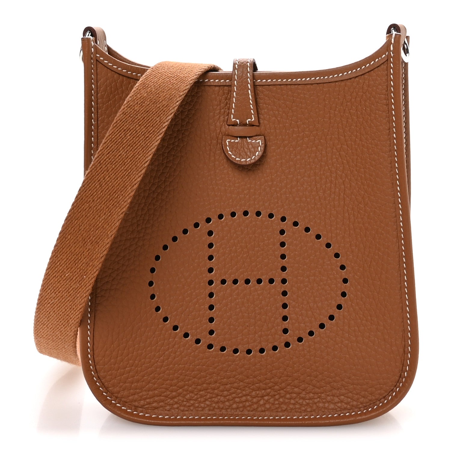 Hermes Taurillon Clemence Evelyne TPM Gold 1 of 11