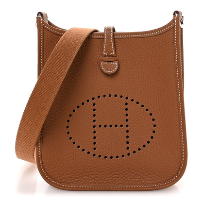 Hermes Taurillon Clemence Evelyne TPM Gold 1 of 11