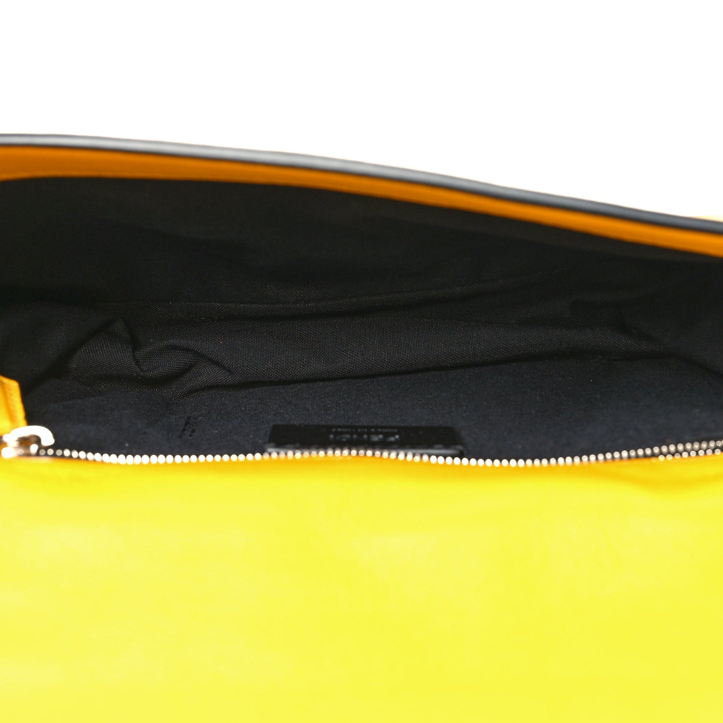 Nappa FF 1974 Embossed Mini Expandable Flap Bag Mimosa