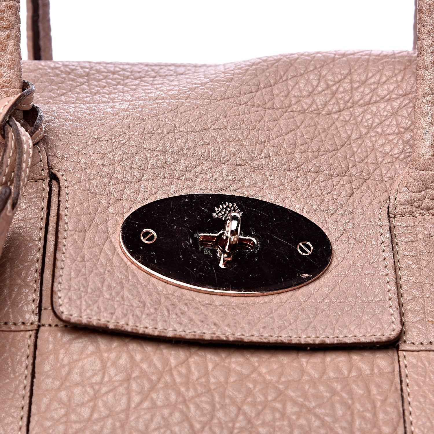Mulberry Shrunken Calfskin Bayswater Blush 15 of 22