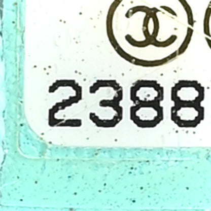 Chanel Woven Straw Raffia Small Deauville Tote Turquoise 7 of 13