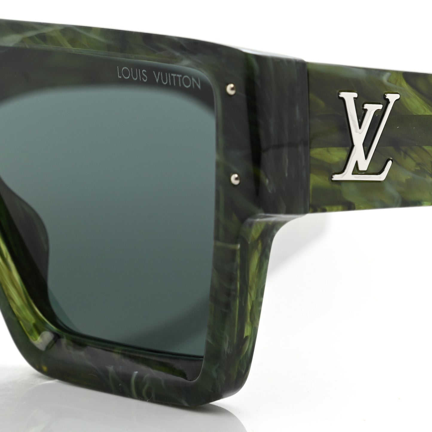 Acetate Marble Effect Swarovski Cyclone Sunglasses Z1552W Green