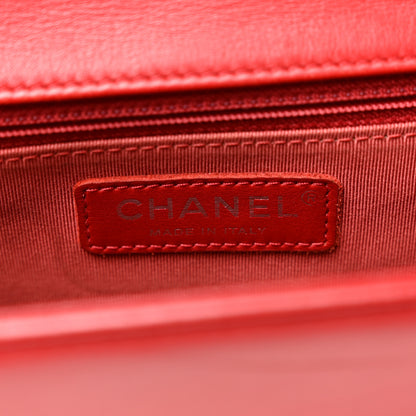 Chanel Calfskin Quilted New Medium Boy Flap Red 6 of 11