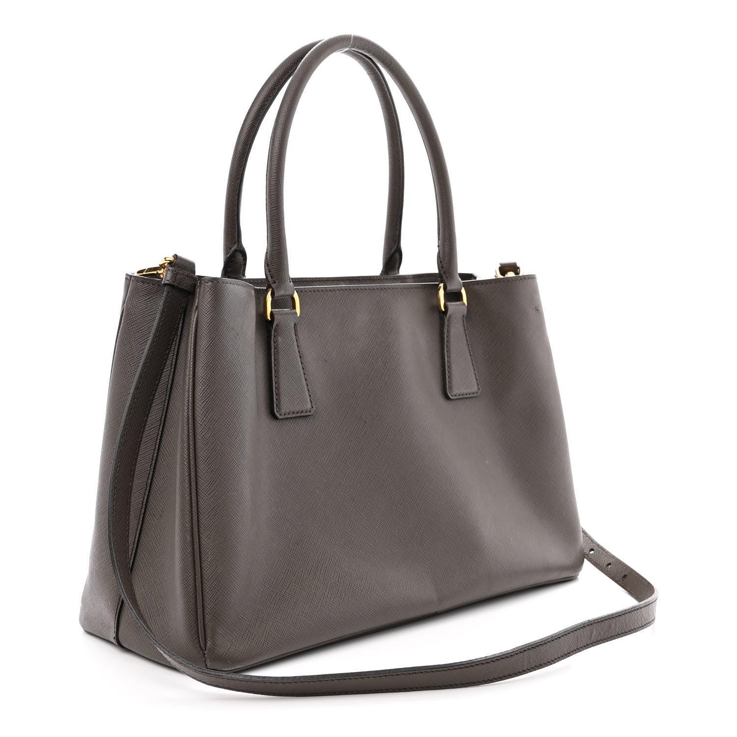Prada Saffiano Medium Galleria Double Zip Tote Argilla 3 of 26