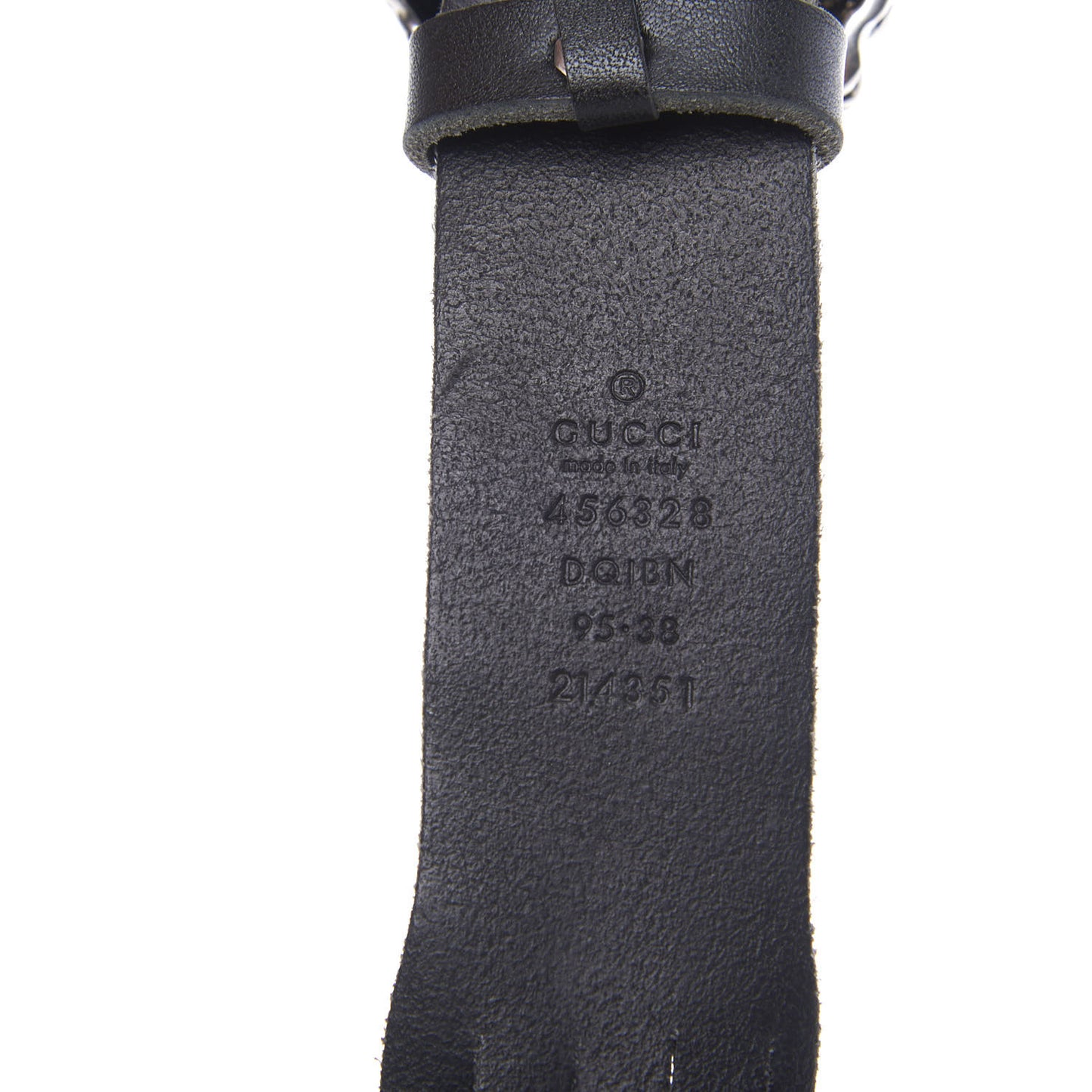 Calfskin Dionysus Braided Belt 95 38 Black