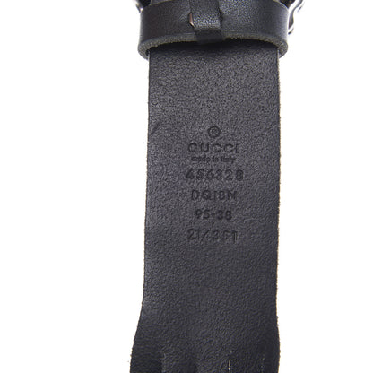 Gucci Calfskin Dionysus Braided Belt 95 38 Black 4 of 4