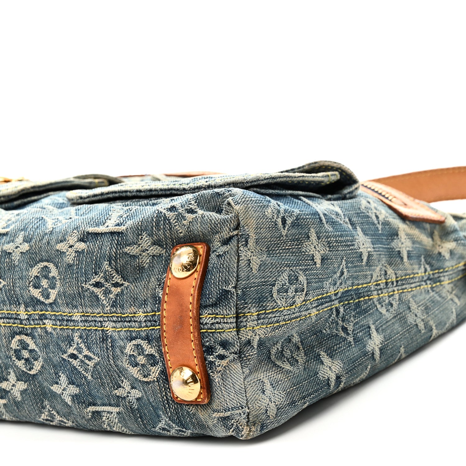 Louis Vuitton Monogram Denim Baggy PM Blue 9 of 10