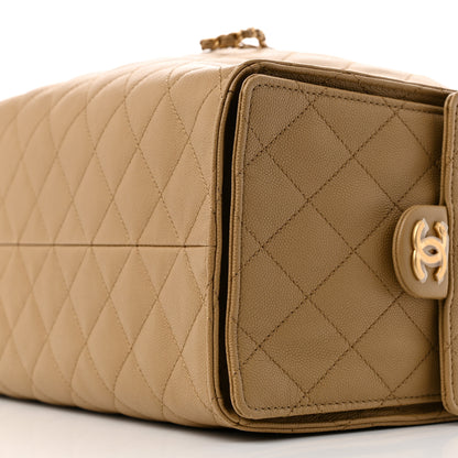 Chanel Caviar Quilted Medium Chanel 25 Handbag Dark Beige 12 of 12