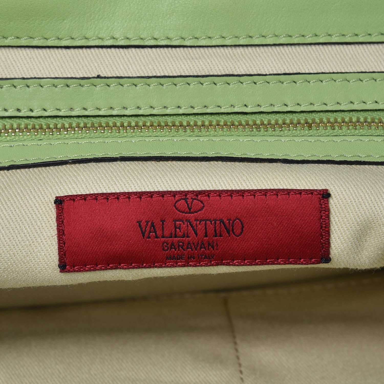Valentino Garavani Denim Rockstud Single Handle Flap Tote Blue 6 of 9