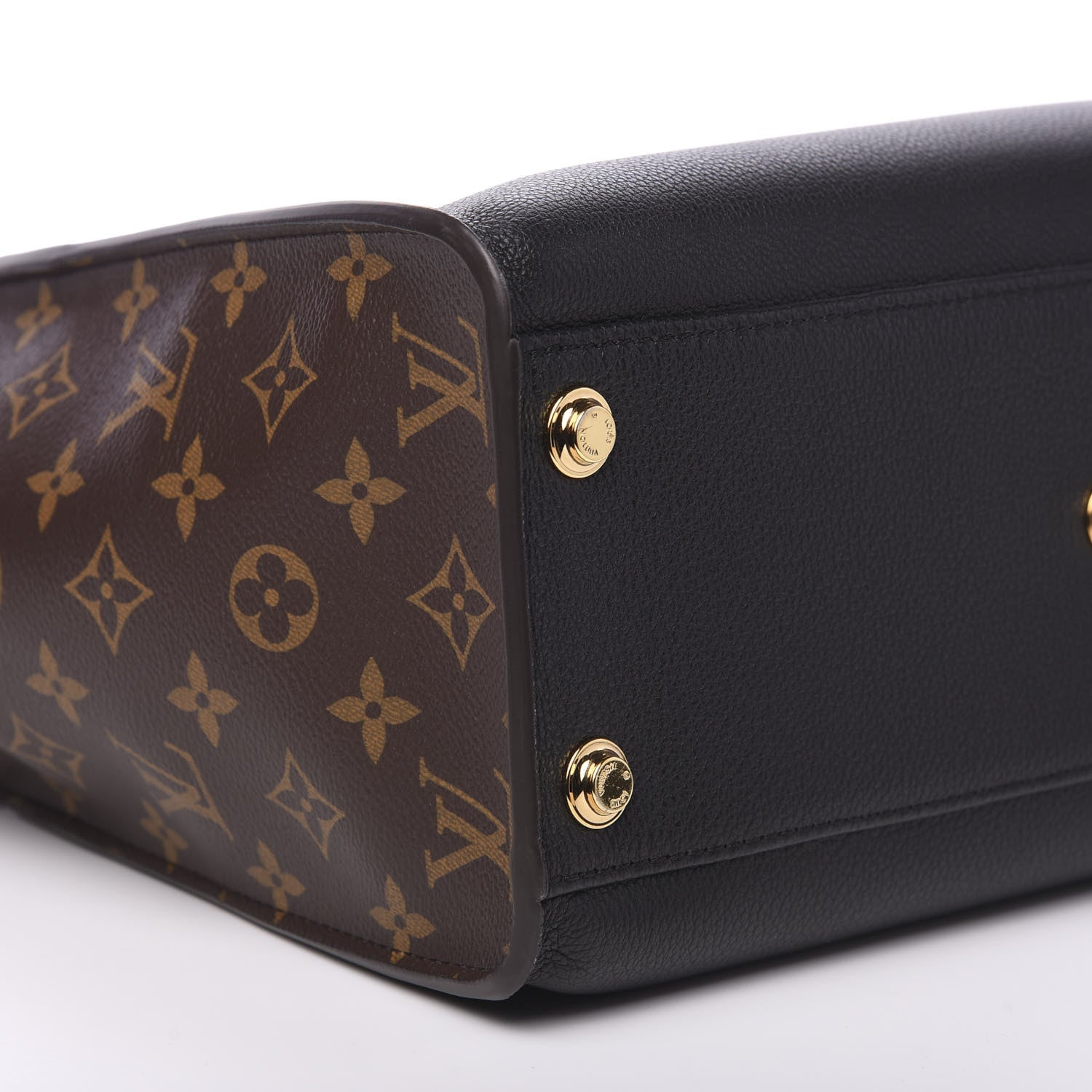 Louis Vuitton Calfskin Monogram On My Side Black 8 of 10