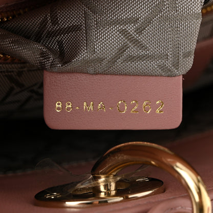 Christian Dior Lambskin Cannage Small My ABCDior Lady Dior Fard 7 of 12