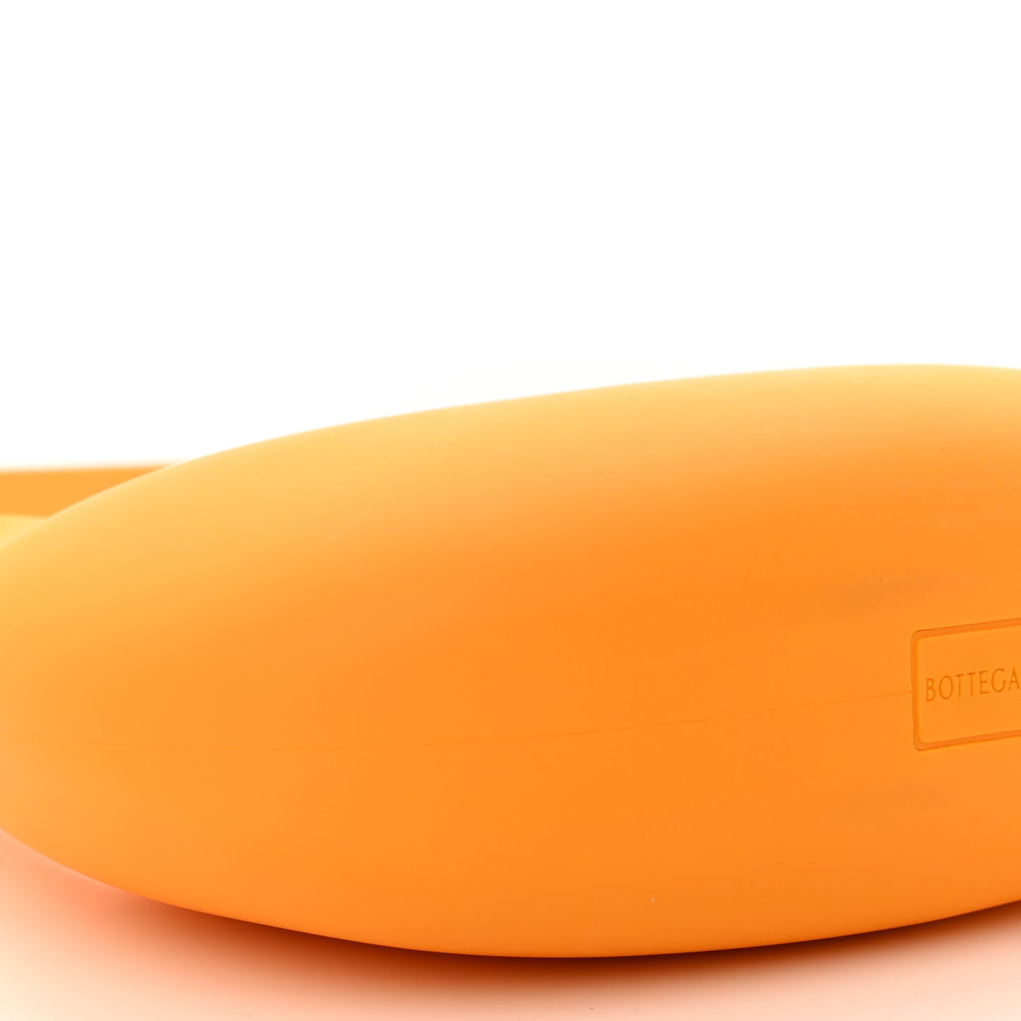 Rubberized Canvas Punch Tote Tangerine