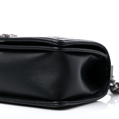 Chanel Calfskin Quilted Medium Boy Flap Black 9 of 10