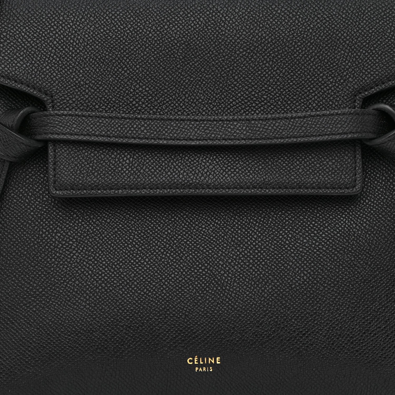 Celine Grained Calfskin Micro Belt Bag Black 9 of 11