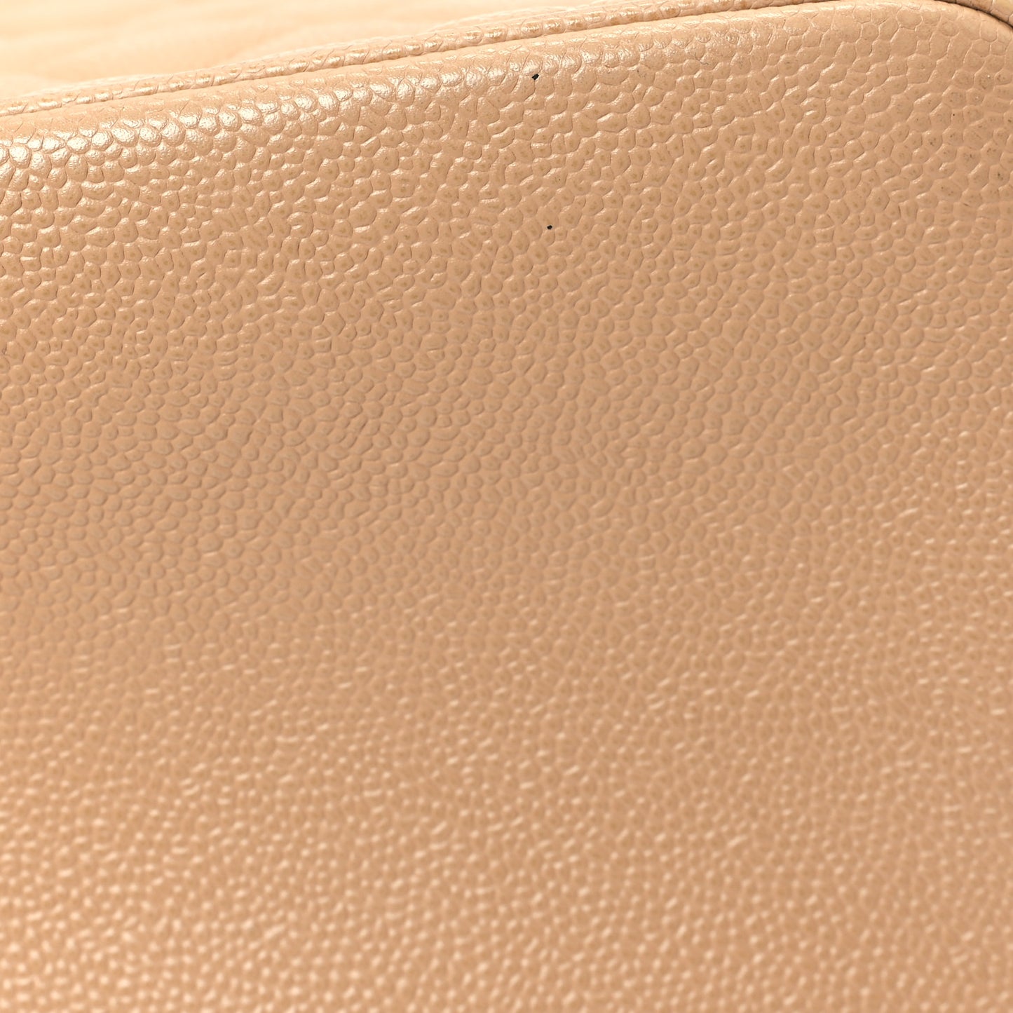 Caviar Quilted Medallion Tote Beige