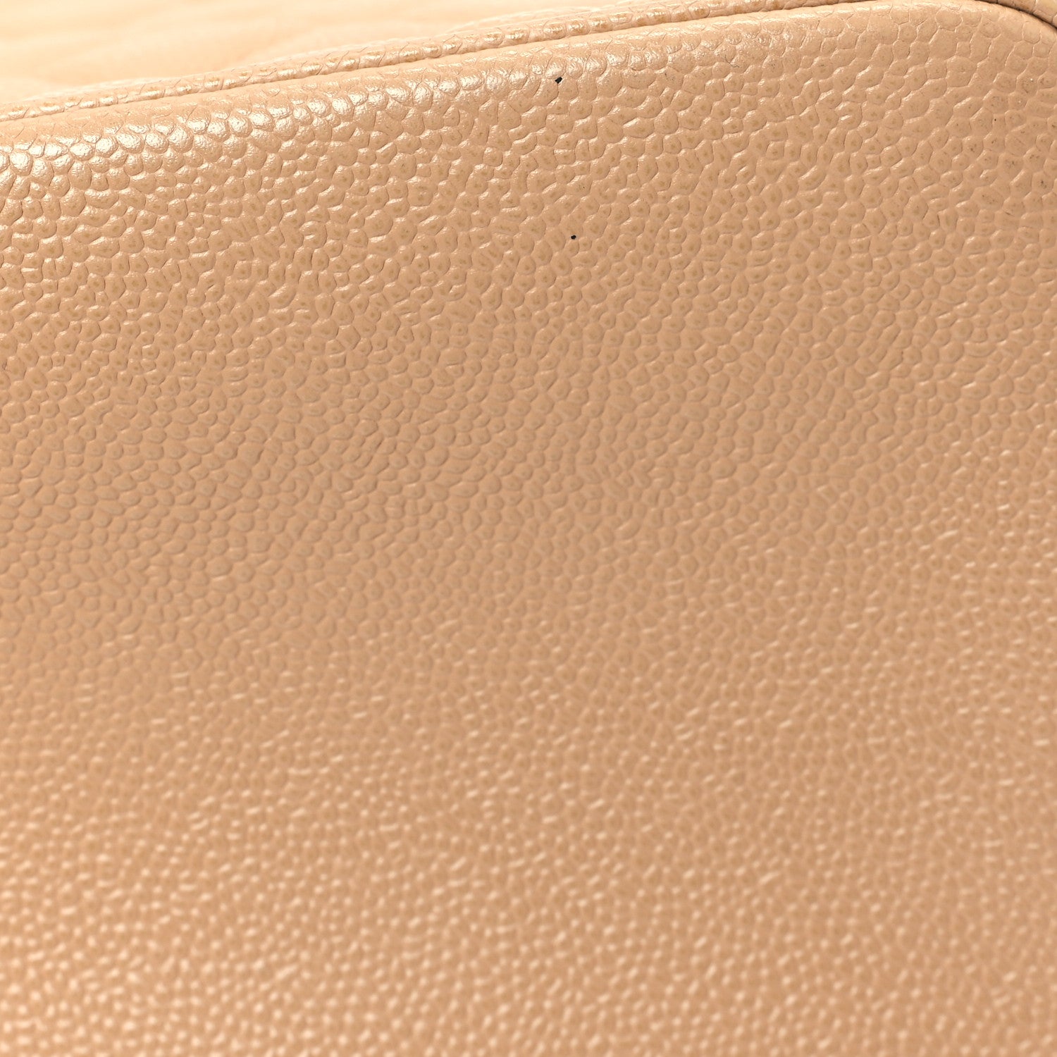Chanel Caviar Quilted Medallion Tote Beige 13 of 13