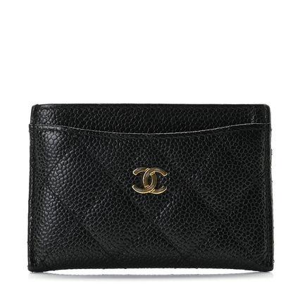 Chanel Caviar Quilted Card Holder Black 1 of 8
