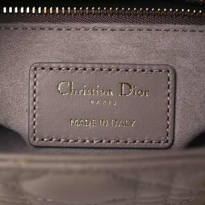 Christian Dior Lambskin Cannage Small My ABCDior Lady Dior Taupe 8 of 15