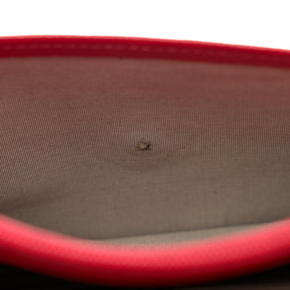 Chanel Caviar Sevruga Wallet on Chain WOC Red 12 of 16