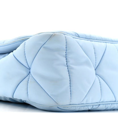 Prada Re-Nylon Quilted Padded Flap Shoulder Bag Celeste 10 of 20