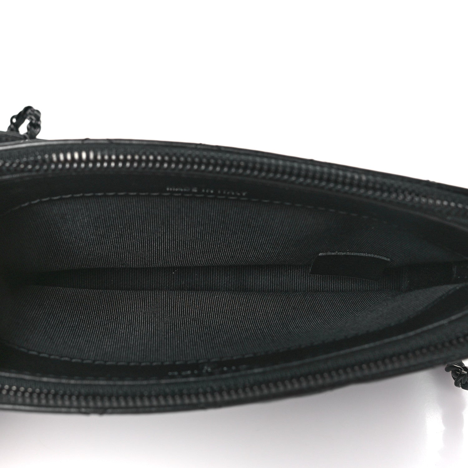 Chanel Aged Calfskin Quilted Small Gabrielle Clutch With Chain So Black 5 of 12