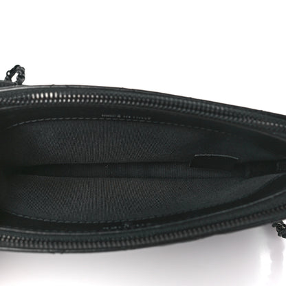 Chanel Aged Calfskin Quilted Small Gabrielle Clutch With Chain So Black 5 of 12