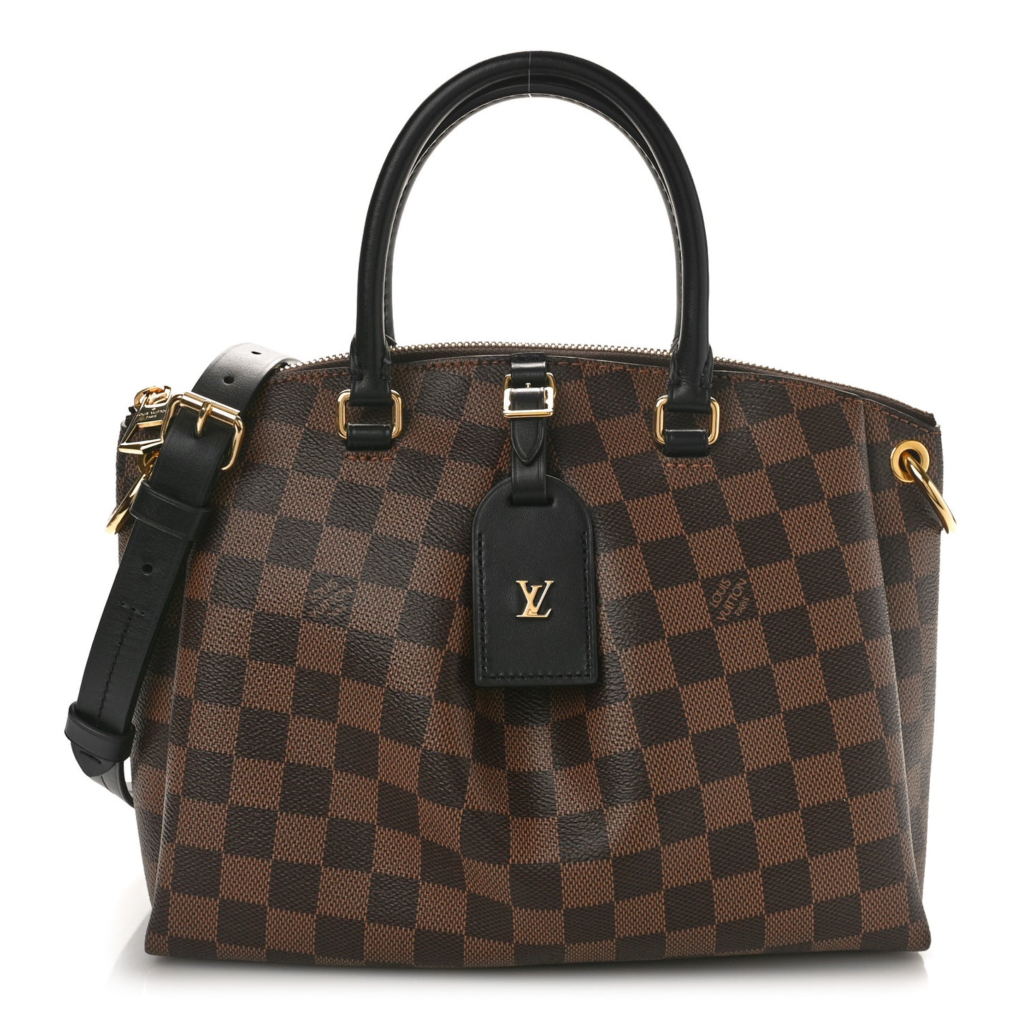 Damier Ebene Odeon Tote PM Black