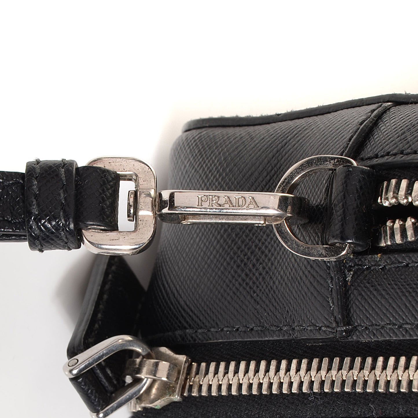 Saffiano Small Travel Bag Black